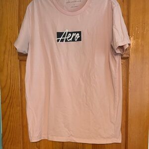 Aeropostale Light Pink Short Sleeve Tee